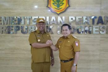 Plt Bupati Lampung Tengah Hadiri Rakornas Mitigasi Kekeringan di Kementerian Pertanian